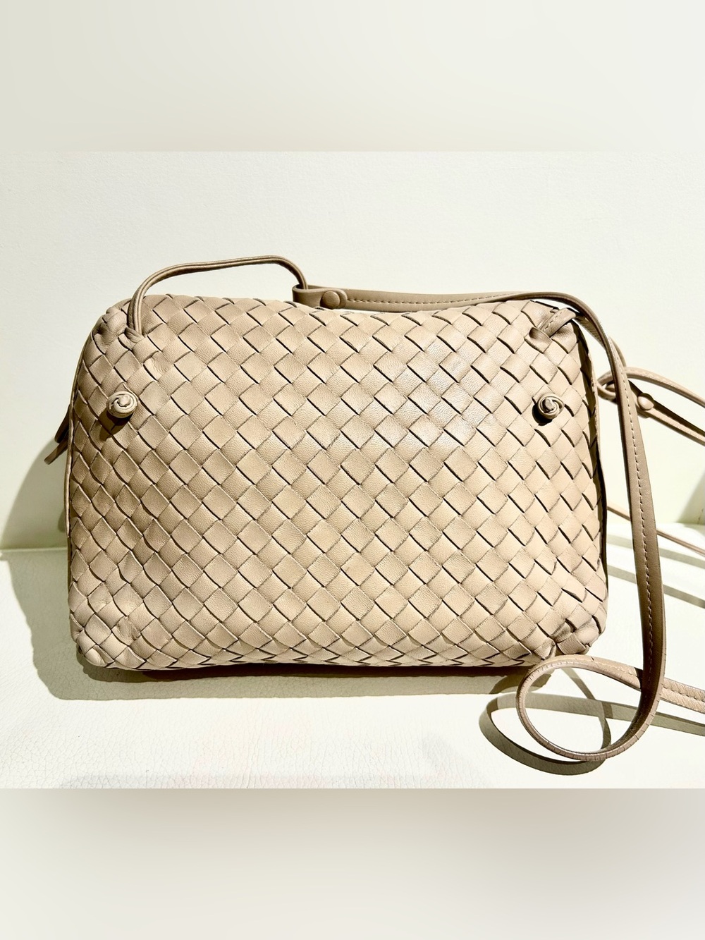 Bottega Veneta Intrecciato Nodini Double Zip Bag